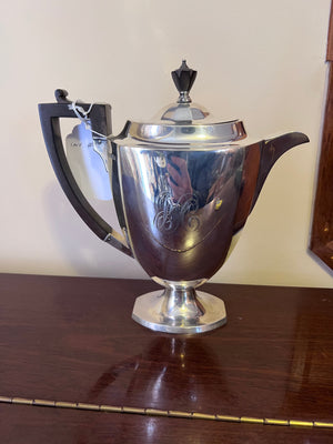 Sterling Silver John Round & Sons Coffee Pot- 578g