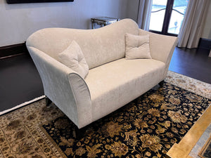 Beige/Cream Curved Back Sofa (*2 available- sold individually- select quantity)