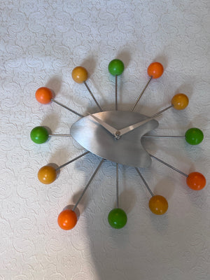 George Nelson Style Ball Wall Clock