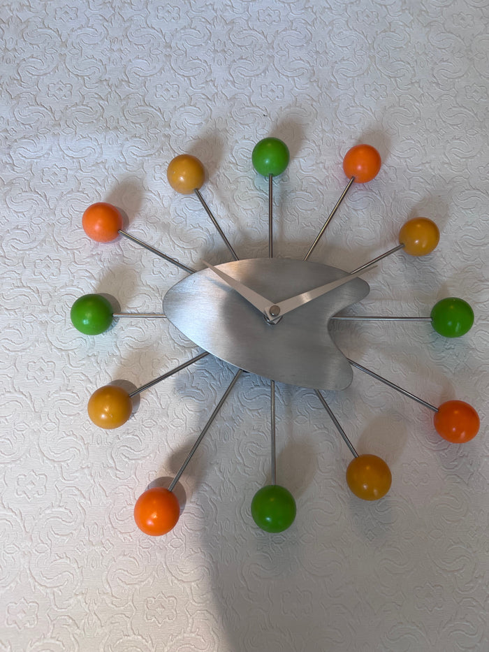 George Nelson Style Ball Wall Clock