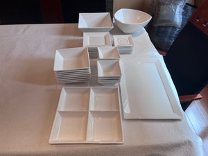 Maxwell & Williams 'White Basics' Porcelain Dinnerware Lot