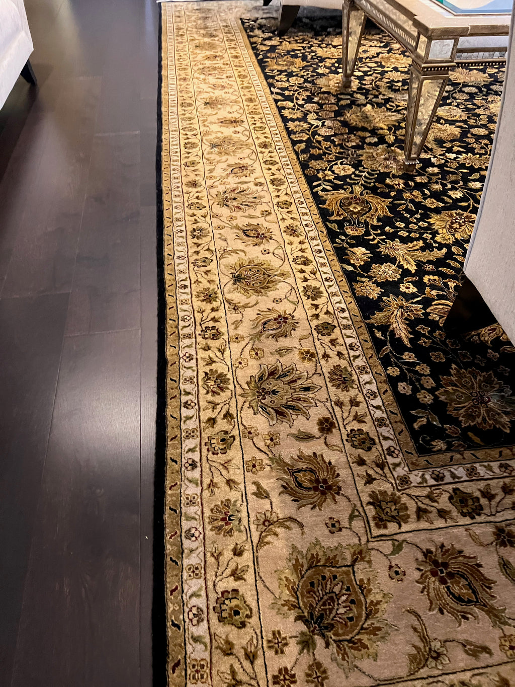 Indian Jaipur 100% Wool Rug- 14.5ft x 9.10ft