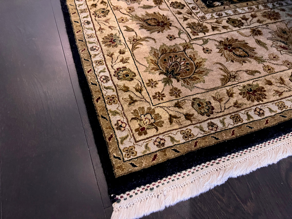Indian Jaipur 100% Wool Rug- 14.5ft x 9.10ft