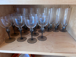 Bohemia Crystal 20 pc Stemware Lot