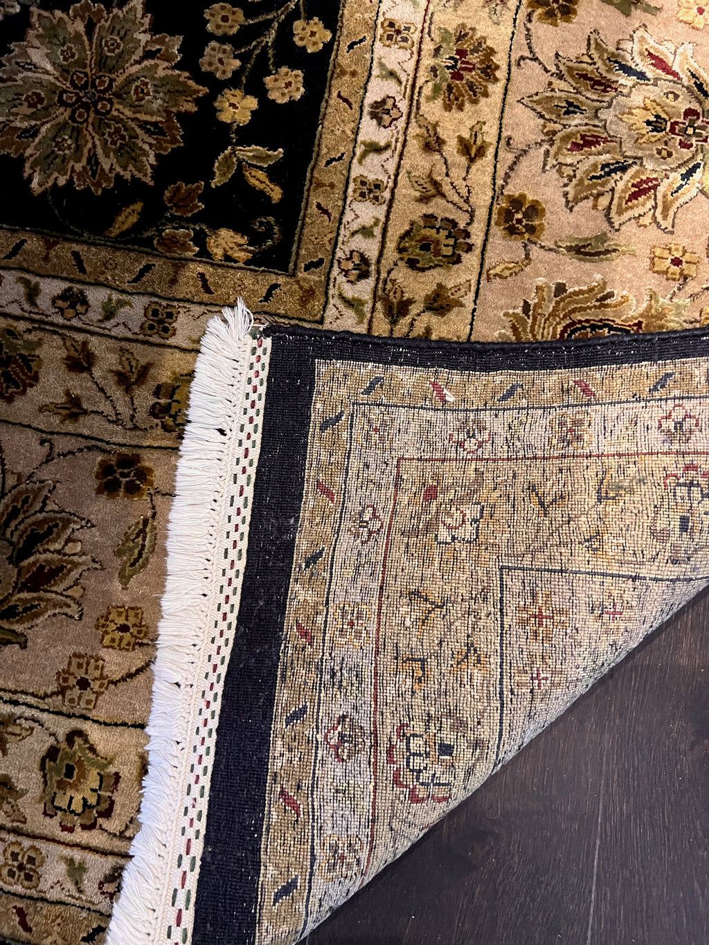 Indian Jaipur 100% Wool Rug- 14.5ft x 9.10ft