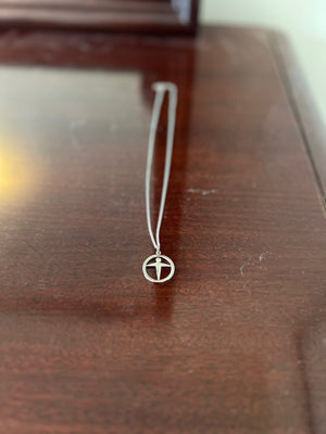 Tiffany & Co. Circular Sterling Silver 'Manpower' Necklace