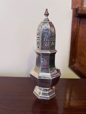 Sterling Silver James Dixon & Sons Sugar Caster- 265g