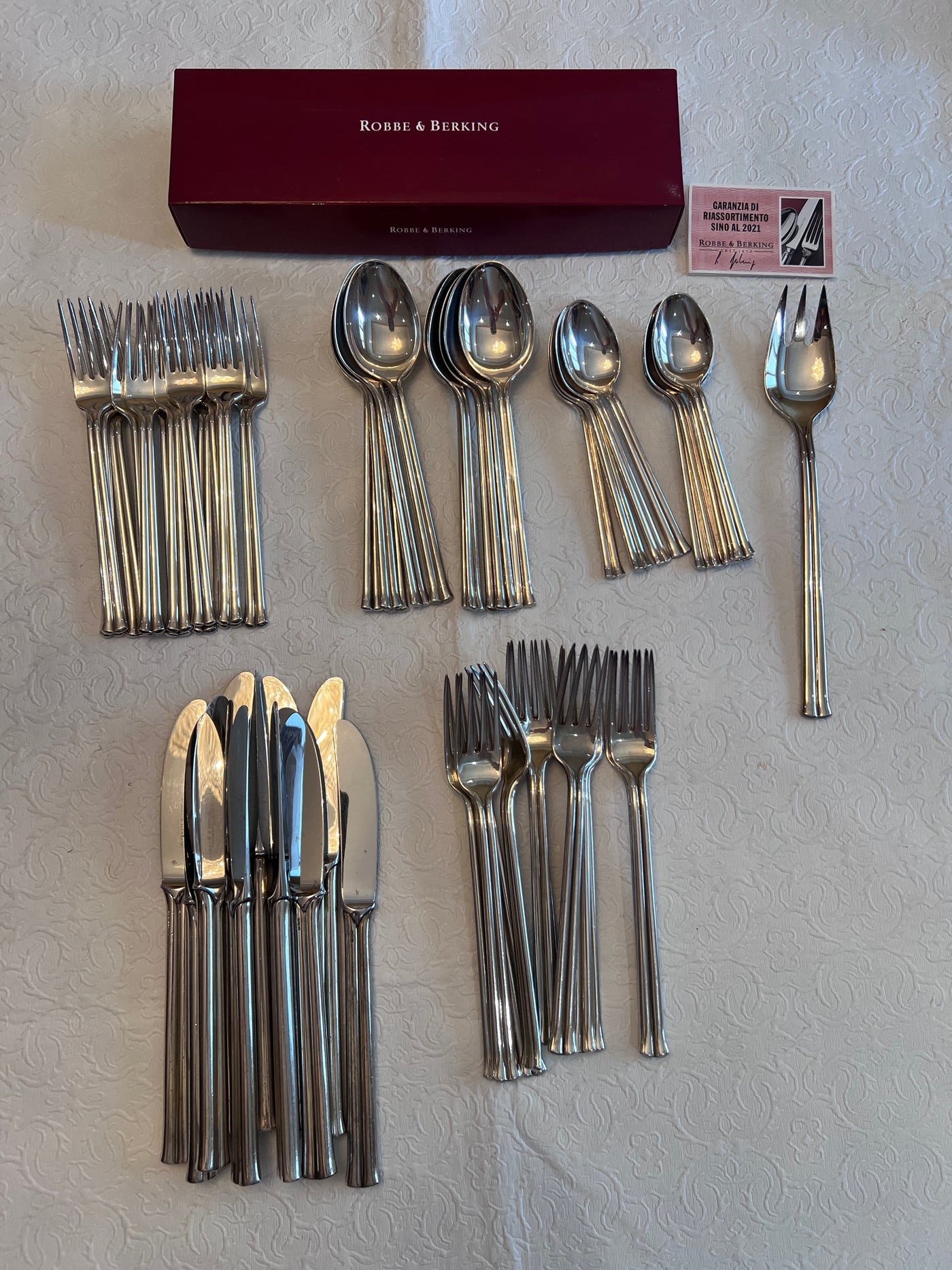 Robbe Berking Viva 90er Silver Plate Flatware Set Service for 10 Sell My Stuff Canada Canada s Content and Estate Sale Specialists