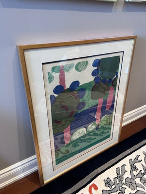 Tadeusz Dominik Landscape Lithograph # 4