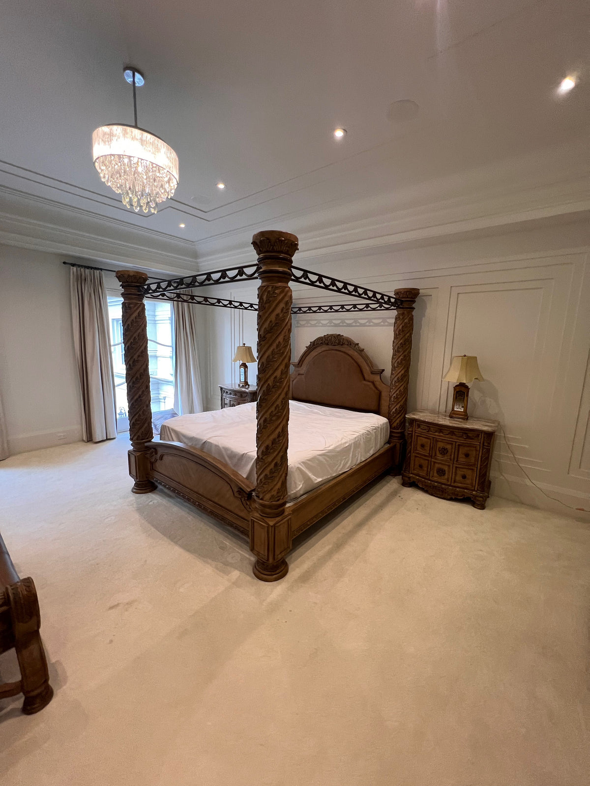 Ashley Furniture South Coast King Four Poster Canopy Bed