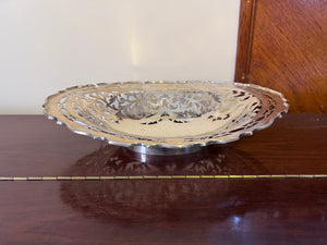 Sterling Silver 'HE LTD' Basket, 12"w- 507g