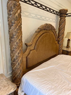 Ashley Furniture South Coast King Four Poster Canopy Bed
