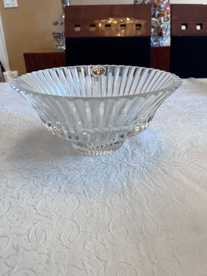 Bohemian Czech Crystal Bowl