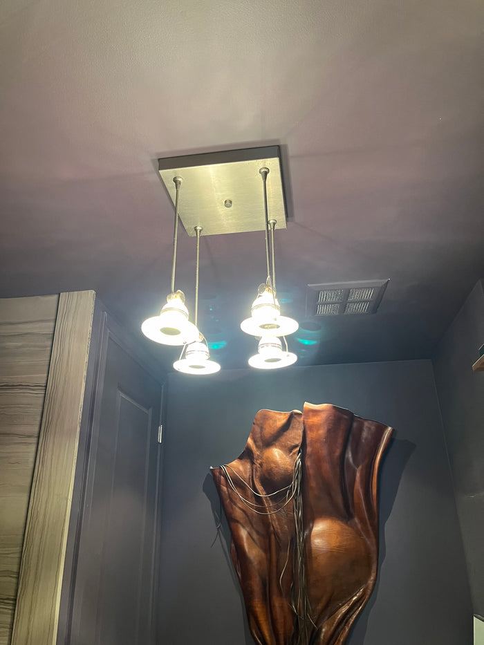 Artemide Custom Designed 4 Pendant Light Fixture