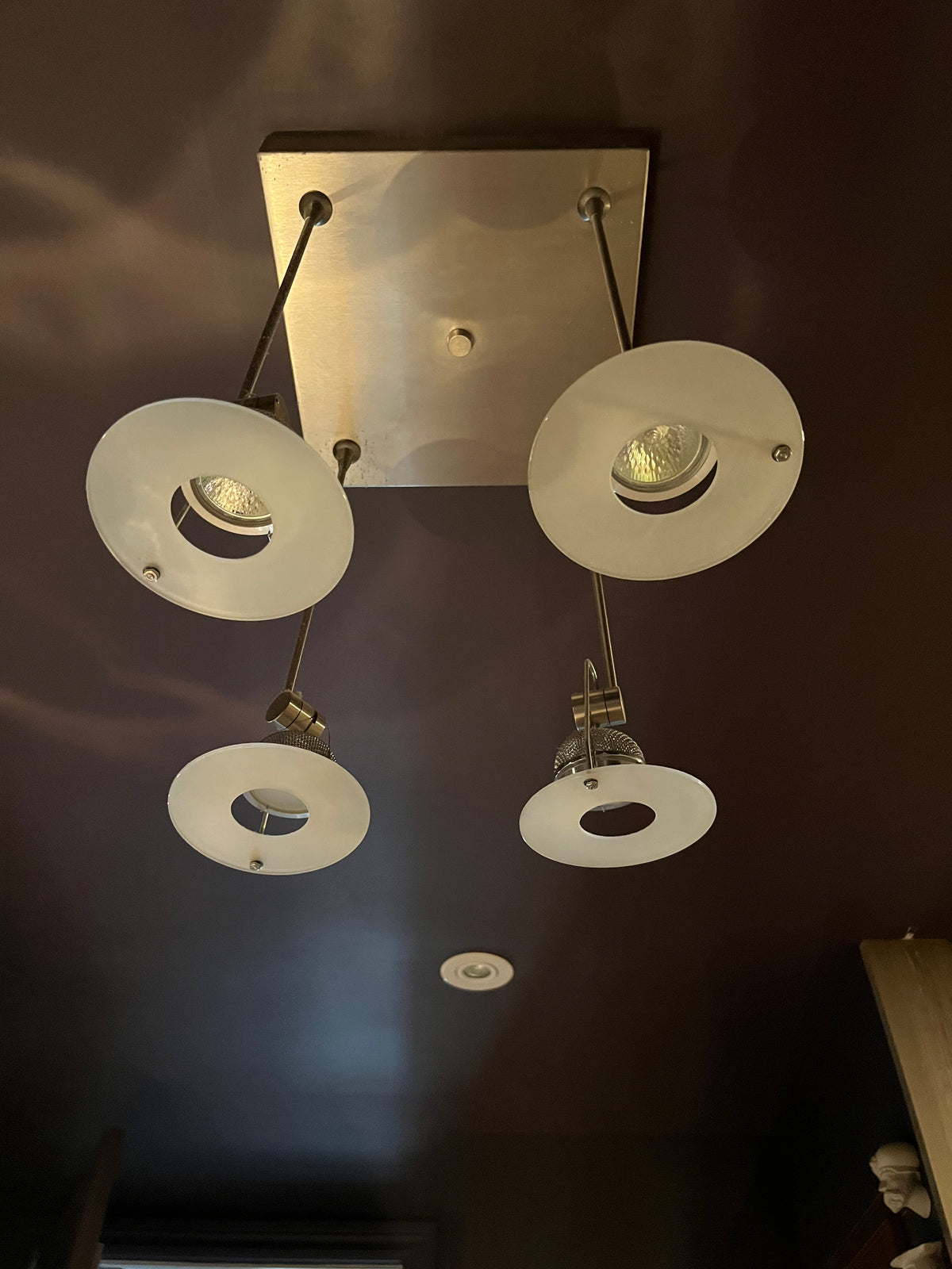 Artemide Custom Designed 4 Pendant Light Fixture