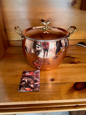Ruffoni Historia Hammered Copper 13.25-Qt Stock Pot (*BRAND NEW)