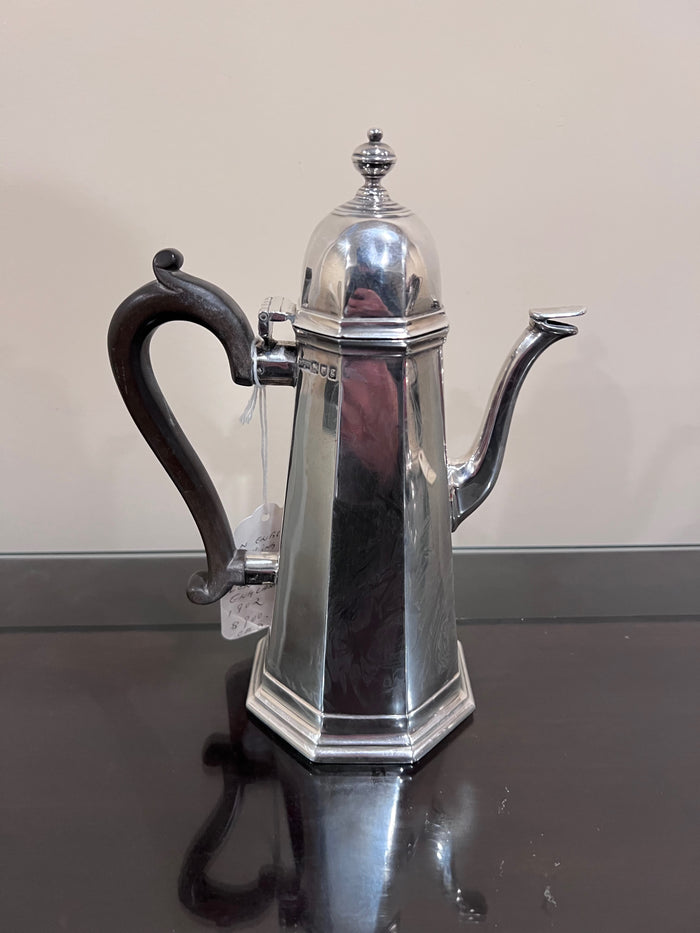 Sterling Silver Mappin & Webb Coffee Pot- 475g