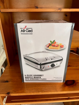 All-Clad 4-Slice Gourmet Waffle Maker (*BRAND NEW IN BOX) (*retail $434)