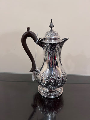 Sterling Silver Harrison Brothers & Howson Coffee Pot- 417g