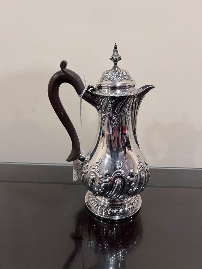 Sterling Silver Harrison Brothers & Howson Coffee Pot- 417g