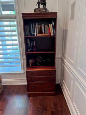 Bookcase with Filing Cabinet