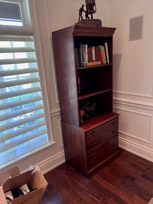 Bookcase with Filing Cabinet