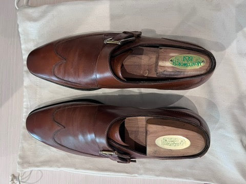 Men's Salvatore Ferragamo Brown Leather Shoes, Size 7