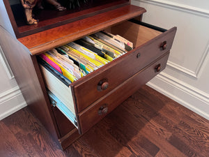Bookcase with Filing Cabinet