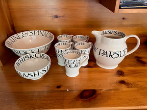 RARE! Emma Bridgewater Black Toast & Marmalade 8pc Lot (*BRAND NEW)