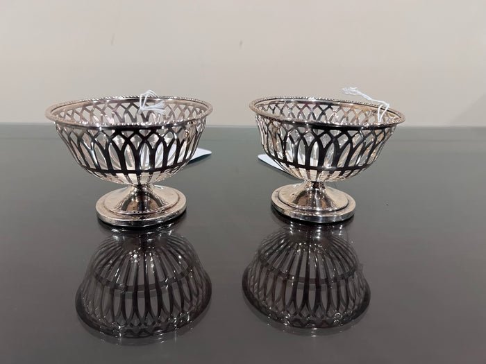 Pair of Sterling Silver Footed Dishes 2.5"h- 178g