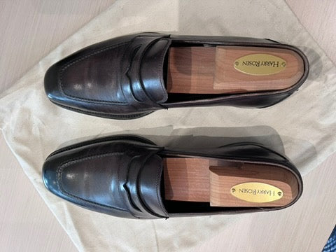 Men's Tom Ford Brown Wessex Leather Penny Loafers, Size 7