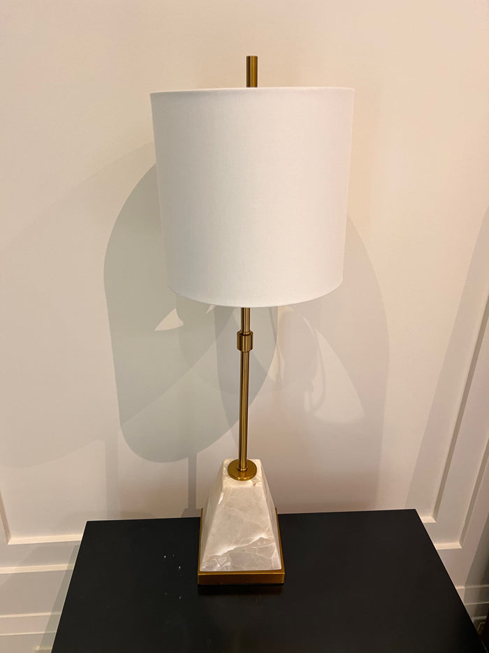 Pair of 'Simon Blake Interiors' Marble Base Table Lamps