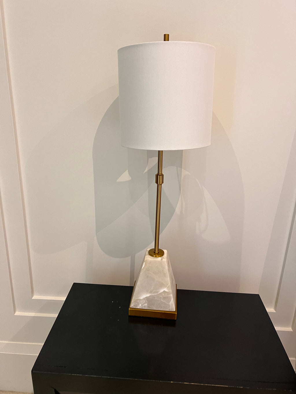 Pair of 'Simon Blake Interiors' Marble Base Table Lamps