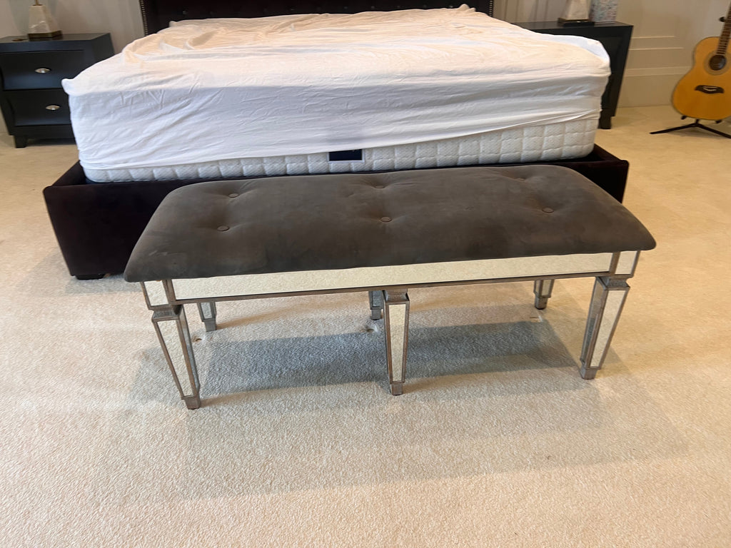 Stylecraft Bench with Mirrored Frame