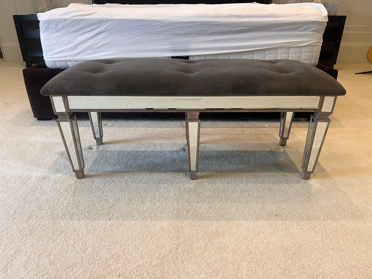 Stylecraft Bench with Mirrored Frame