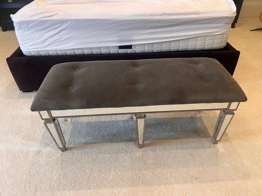 Stylecraft Bench with Mirrored Frame