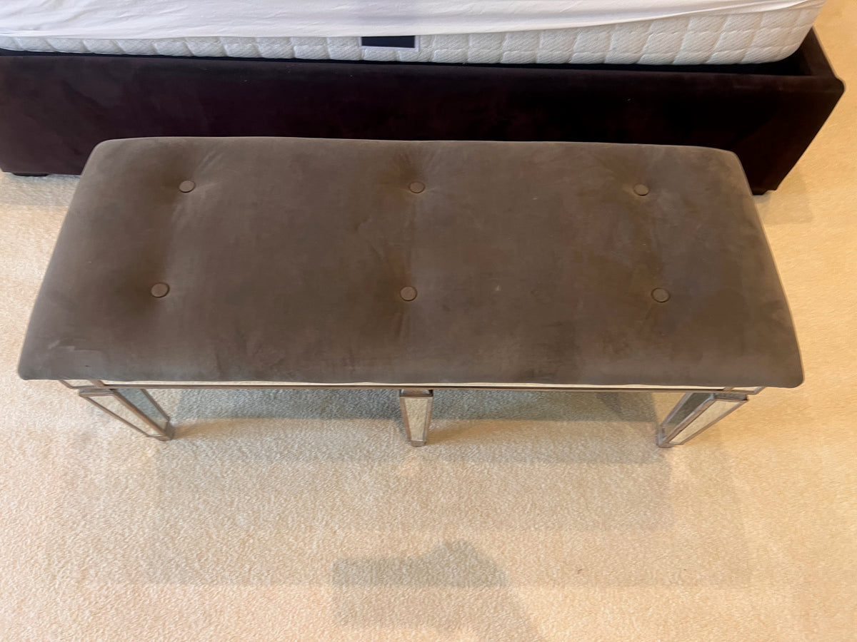 Stylecraft Bench with Mirrored Frame