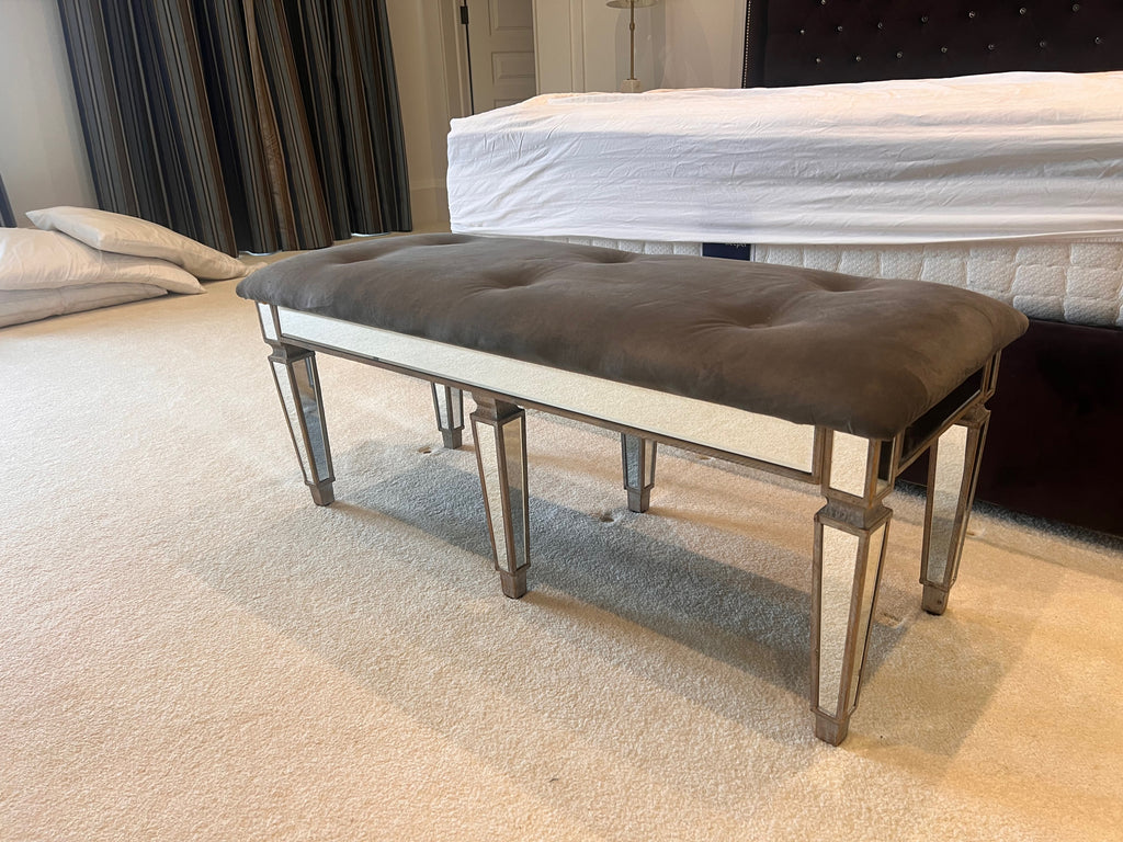 Stylecraft Bench with Mirrored Frame