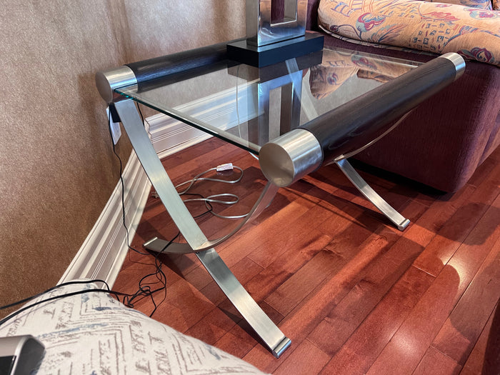 Martin Daniels Glass Side Table