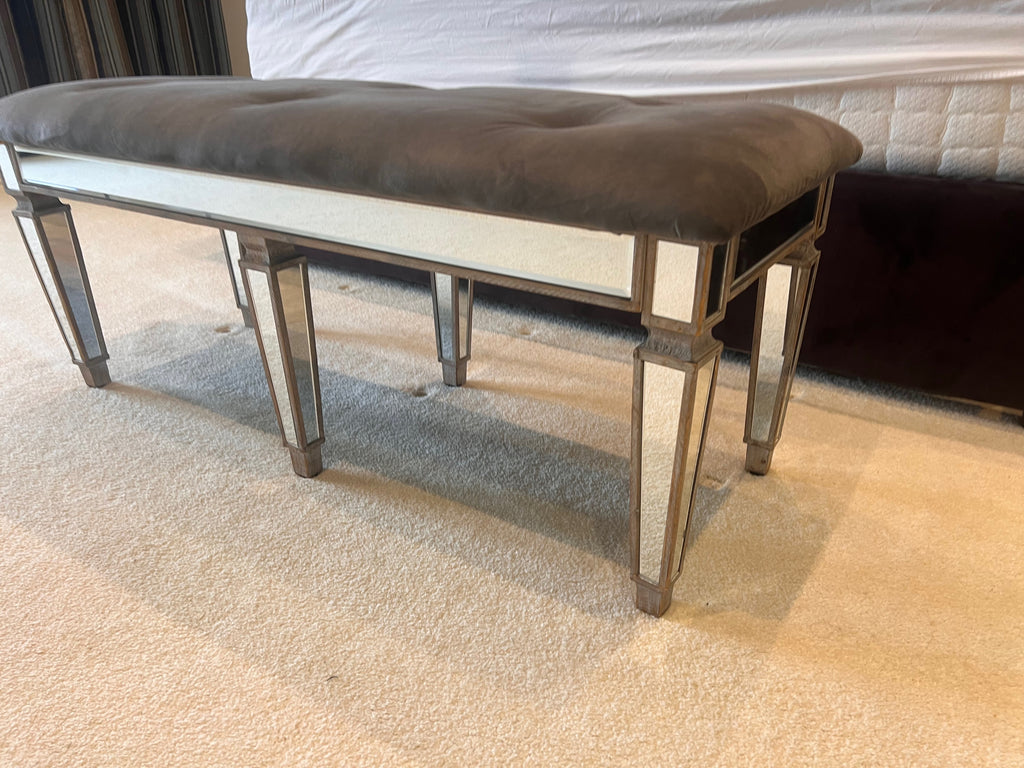 Stylecraft Bench with Mirrored Frame
