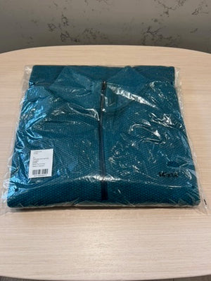 BRAND NEW in packaging Men's Lululemon Textured Knit Half-Zip Sweater, Heathered Green (*retail $168)