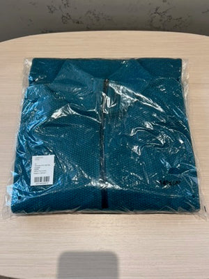 BRAND NEW in packaging Men's Lululemon Textured Knit Half-Zip Sweater, Heathered Green (*retail $168)