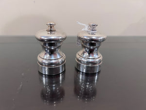 Pair of Sterling Silver Peter Piper Salt & Pepper Grinders