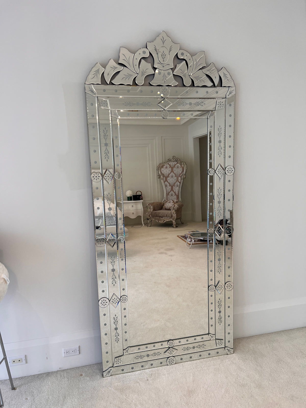 Venetian Full Length Mirror- 90.5"h