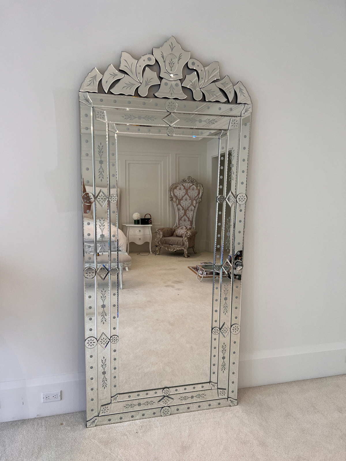 Venetian Full Length Mirror- 90.5"h