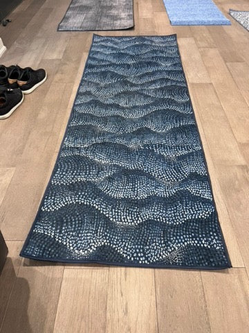 Ruggable Sela Navy Rug/Runner 2.5x7ft # 1 (*retail $261)