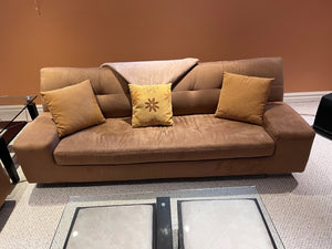 Martin Daniels Brown Suede Sofa # 1