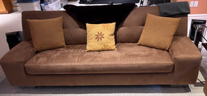 Martin Daniels Brown Suede Sofa # 2