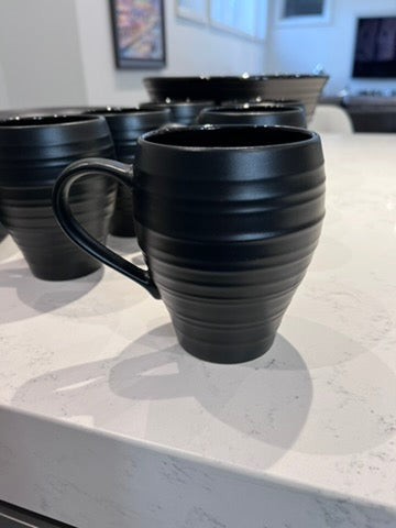 Mikasa Swirl Black DJ101 Dinnerware Set