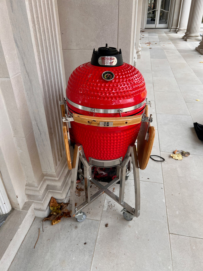 London Sunshine The Original Series - 18” Ceramic Kamado Charcoal BBQ Smoker- LIKE NEW! (*retail $1,428)